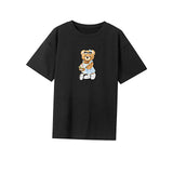 Maxbell Maxbell Women's T Shirt Summer Female Soft Short Sleeve Top for Office Travel Hiking XXL Black