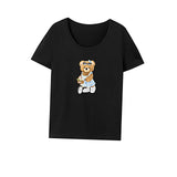 Maxbell Maxbell Womens T Shirt Summer Clothes Short Sleeve Top for Hiking Daily Wear Walking XXL Black