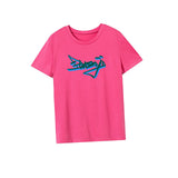 Maxbell Maxbell Women's T Shirt Summer Activewear Soft Basic Tee for Commuting Trip Vacation XXL Rose Pink