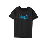 Maxbell Maxbell Women's T Shirt Summer Activewear Soft Basic Tee for Commuting Trip Vacation XXL Black