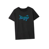 Maxbell Maxbell Women's T Shirt Summer Activewear Soft Basic Tee for Commuting Trip Vacation XXL Black