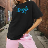 Maxbell Maxbell T Shirt for Women Summer Soft Crewneck Shirt for Sports Daily Wear Commuting M Black