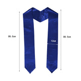 Maxbell Maxbell Graduation Stole Graduation Sash for Club Academic Commencements High School Dark Blue