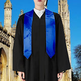 Maxbell Maxbell Graduation Stole Graduation Sash for Club Academic Commencements High School Dark Blue