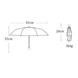 Maxbell Maxbell Folding Umbrella Floral Pattern Rainproof Portable Strong Sun Rain Umbrellas Automatic