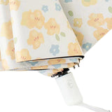 Maxbell Maxbell Folding Umbrella Floral Pattern Rainproof Portable Strong Sun Rain Umbrellas Automatic