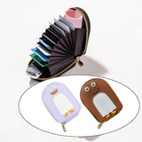 Maxbell Maxbell Credit Card Holder Purse Portable Card Case Card Purse for Bag Travel Dating Purple