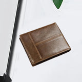 Maxbell Maxbell Mens Wallet Classic Portable Credit Card Holder for Boyfriend Husband Father Coffee
