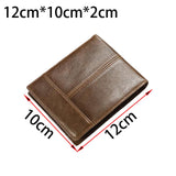 Maxbell Maxbell Mens Wallet Classic Portable Credit Card Holder for Boyfriend Husband Father Coffee