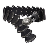 Maxbell Maxbell Women's Western Belt Lady Dress Belt Cowboy Wide Belt for Outfits Gift Dress