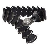 Maxbell Maxbell Women's Western Belt Lady Dress Belt Cowboy Wide Belt for Outfits Gift Dress