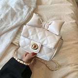 Women Crossbody Bag Elegant Handbag for Festivals Wedding Birthday Gift White