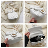Women Crossbody Bag Elegant Handbag for Festivals Wedding Birthday Gift White