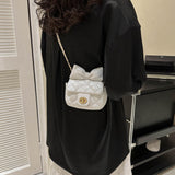 Women Crossbody Bag Elegant Handbag for Festivals Wedding Birthday Gift White