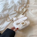 Women Crossbody Bag Elegant Handbag for Festivals Wedding Birthday Gift White