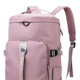 Maxbell Maxbell Travel Bag with Adjustable Strap Women Men Backpack for Sport Fitness Deep Pink
