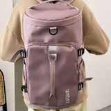 Maxbell Maxbell Travel Bag with Adjustable Strap Women Men Backpack for Sport Fitness Deep Pink