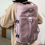 Maxbell Maxbell Travel Bag with Adjustable Strap Women Men Backpack for Sport Fitness Deep Pink