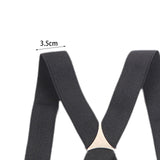 Maxbell Maxbell Men's Suspenders Trendy Casual Trouser Strap Clip for Wedding Business Gifts