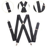 Maxbell Maxbell Men's Suspenders Trendy Casual Trouser Strap Clip for Wedding Business Gifts