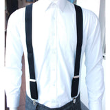 Maxbell Maxbell Men's Suspenders Trendy Casual Trouser Strap Clip for Wedding Business Gifts