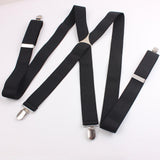 Maxbell Maxbell Men's Suspenders Trendy Casual Trouser Strap Clip for Wedding Business Gifts