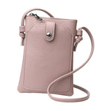 Maxbell Maxbell Phone Purse Practical Mini Fashionable Wallet Pouch for Casual Shopping Keys Pink