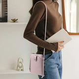 Maxbell Maxbell Phone Purse Practical Mini Fashionable Wallet Pouch for Casual Shopping Keys Pink