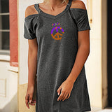 Maxbell Maxbell Women's Off Shoulder Dress Spring Formal Summer Dress for Trip Dating Travel XXL