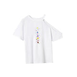 Maxbell Maxbell T Shirt for Women Summer Stylish Crew Neck Shirt for Traveling Trip Walking S