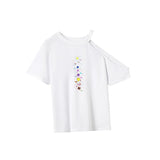 Maxbell Maxbell T Shirt for Women Summer Stylish Crew Neck Shirt for Traveling Trip Walking S