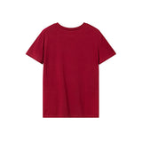 Maxbell Maxbell Women's T Shirt Summer Stylish Soft Crewneck Tee for Office Work Backpacking L Red