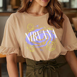 Maxbell Maxbell Women's T Shirt Summer Soft Female Crew Neck Tee for Commuting Office Travel L