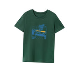 Maxbell Maxbell Women's T Shirt Summer Soft Sportswear Crew Neck Shirt for Beach Trip Hiking M Green