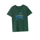 Maxbell Maxbell Women's T Shirt Summer Soft Sportswear Crew Neck Shirt for Beach Trip Hiking M Green