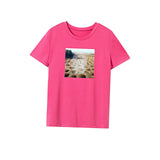 Maxbell Maxbell T Shirt for Women Summer Ladies Crewneck Tee for Camping Daily Wear Shopping L Rose Pink