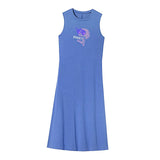 Maxbell Maxbell Women's Long Summer Dress Summer Soft Female Sundress for Work Street Travel L