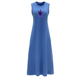 Maxbell Maxbell Women's Summer Dress Summer Teen Crewneck Dress for Travel Shopping Vacation M