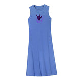 Maxbell Maxbell Women's Summer Dress Summer Teen Crewneck Dress for Travel Shopping Vacation M