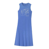 Maxbell Maxbell Women's Long Summer Dress Summer Clothes for Going Out Walking Evening Party M