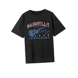 Maxbell Maxbell Women's T Shirt Summer Ladies Souvenir Crew Neck Tee for Camping Travel Trip M Black