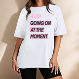 Maxbell Maxbell T Shirt for Women Summer Soft Short Sleeve Top for Vacation Office Traveling L White