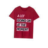 Maxbell Maxbell T Shirt for Women Summer Streetwear Summer Tops for Travel Commuting Holiday M Red