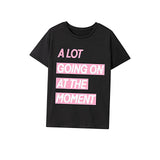 Maxbell Maxbell T Shirt for Women Summer Clothing Soft Summer Tops for Travel Trip Commuting M Black