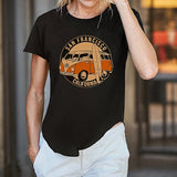 Maxbell Maxbell T Shirt for Women Summer Soft Short Sleeve Top for Traveling Vacation Hiking L