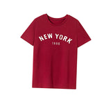 Maxbell Maxbell T Shirt for Women Summer Streetwear Soft Basic Tee for Sports Walking Travel M Red