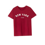 Maxbell Maxbell T Shirt for Women Summer Streetwear Soft Basic Tee for Sports Walking Travel M Red