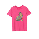 Maxbell Maxbell Women's T Shirt Summer Clothes Soft Crew Neck Shirt for Travel Office Street L Rose Pink