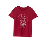 Maxbell Maxbell T Shirt for Women Summer Activewear Crew Neck Shirt for Office Street Hiking M Red