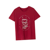 Maxbell Maxbell T Shirt for Women Summer Activewear Crew Neck Shirt for Office Street Hiking M Red